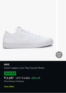 Nike Court Legacy White Sneakers