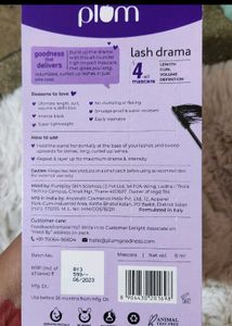 Plum Mascara With Seal