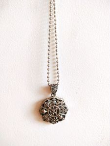 Tibetan Buddhism Symbols Pendant + Chain