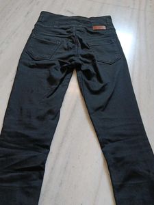 High-Waisted Black Jeans