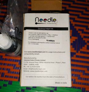 Needle High Yield 2 x 100ml Cartridge Inkjet Ink