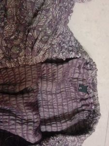 Patterned Off-Shoulder Dress