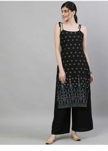 Elegant Black Kurta