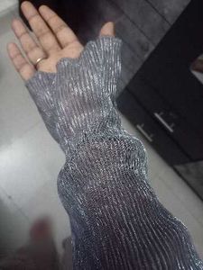 SHEIN BRAND Party High Neck Relaxed Fit Top