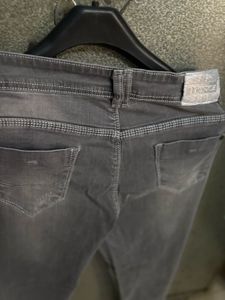 Grey Denim Jeans