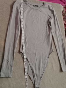 ZARA Women&#39;s Bodysuit(Grey)