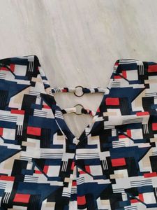 Pantaloons - Sheer V Neck Tops- Size L