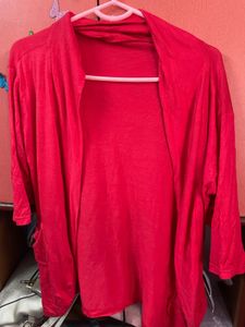 Pack Of Two Red And Purple shrugs XL
