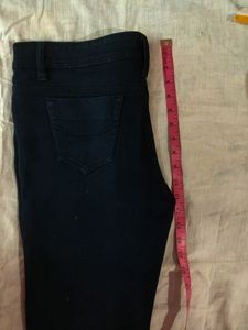 Never Wear Dark Blue Demin Jeans With Length 38
