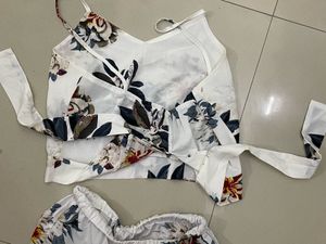 co ord dress with sexy top
