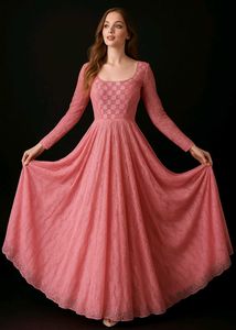 Elegant Pink Anarkali 🌸