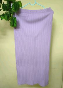 Ribbed Pencil Skirt