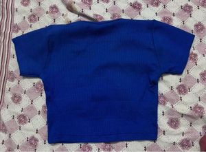 Blue V-Neck T-Shirt