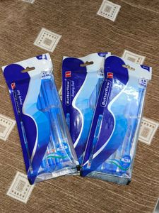 Cello Butterflow Blue Pens (Pack of 3)