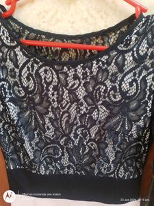 Black And Peach Tunic