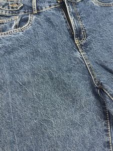 Blue Relaxed Fit Denim Jeans.