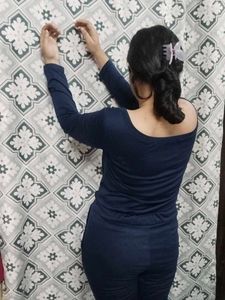 Navy Blue Jumpsuit