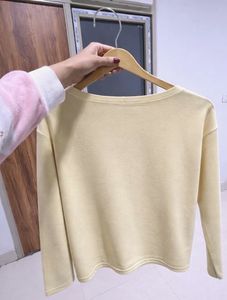 Cute Yellow Long Sleeve Top