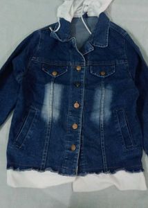 Hooded Denim Jacket