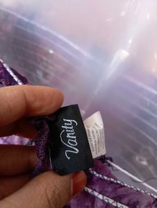 Purple Strapless Top