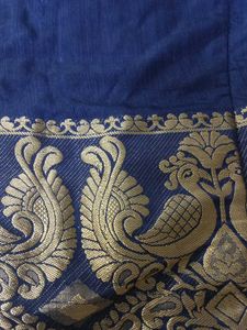 Elegant Navy Blue Blouse