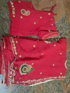 Heavy Red Saree