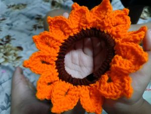 Sunflower Hair Tie