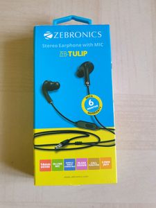 Zebronics Zeb Tulip Stereo Earphone With Mic