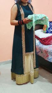 beautiful party wear dress only cash 2200 ₹