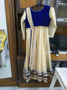 Blue Cream Dress