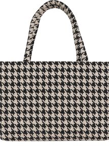 Mini West Geometric Printed Bucket Tote Bag