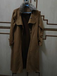 Elegant Brown Trench Coat
