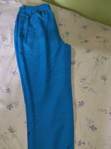 Yellow &amp; Blue Tie-Dye Kurta Set