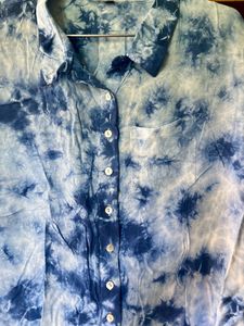 Blue Tie N Dye Shirt