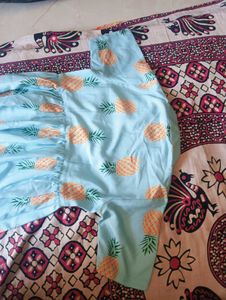 Pineapple Print Frok