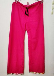 Rose Pink Plazo.