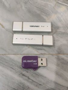 Lot of 3 USB Flash Drives - 8GB