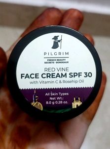 Pilgrim Red Wine Face Cream With Spf 30