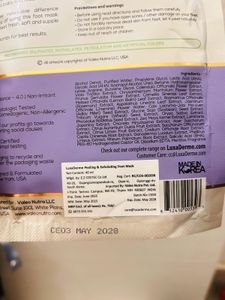 Luxaderme Peeling Foot Mask