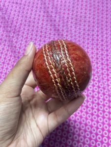 Vintage Leather Cricket Ball