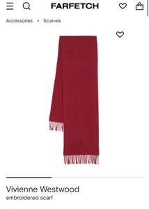 Vivienne Westwood Scarf luxury unisex warm😍