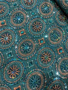 Chikankari Saree With Heavy Work