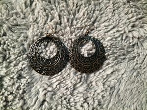 Boho Chic Bronze Earrings