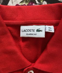 Red Lacoste Polo Shirt