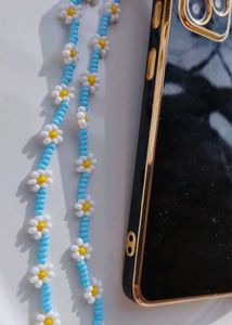 Daisy Bead Phone Charm