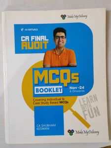 Ca Final Audit MCQ Booklet
