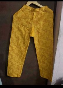 yellow kurta set new without tag