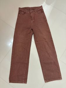 Brown Wideleg Jean
