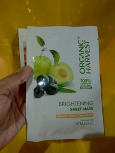 Organic Harvest Brightening Sheet Mask Combo🥳 ❤