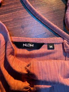 Cute Pink Ribbed Tank Top